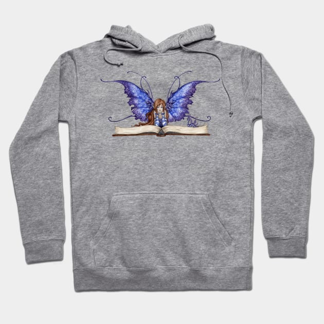 Book Fairy Hoodie by AmyBrownArt